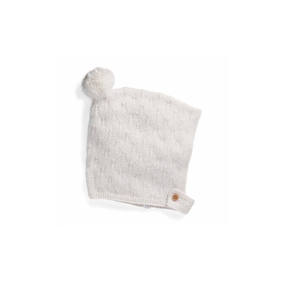 MORI Knitted Bonnet - Cream-Hats-Cream-0-6m | Natural Baby Shower