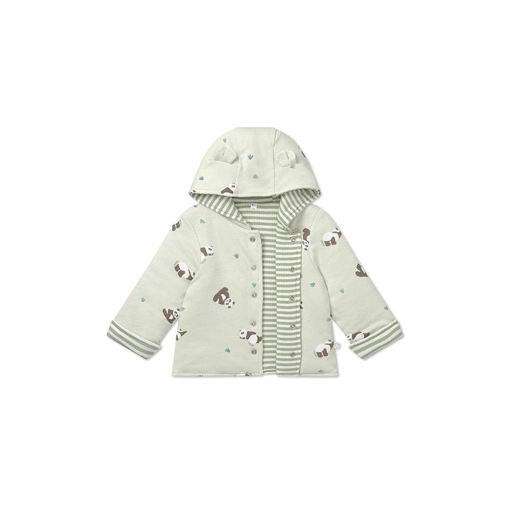 MORI Panda Print Reversible Jacket - Panda-Coats-Panda-0-3m | Natural Baby Shower