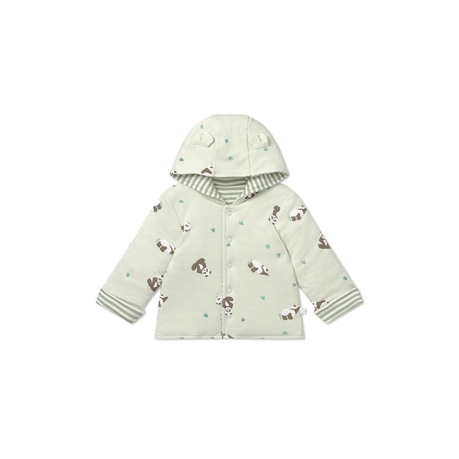MORI Panda Print Reversible Jacket - Panda-Coats-Panda-0-3m | Natural Baby Shower