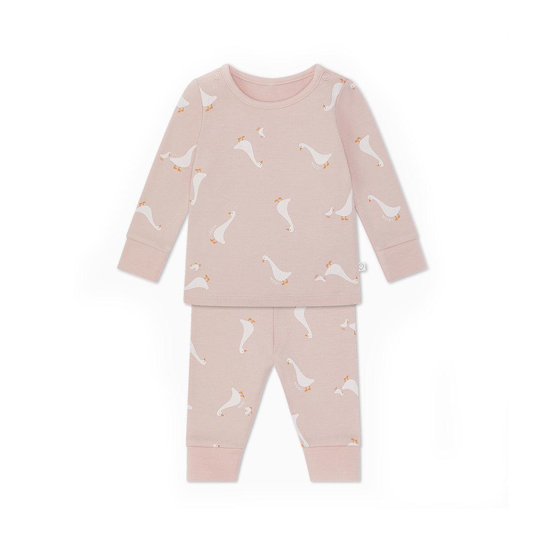 MORI Pyjamas - Peach Duck-Pyjamas-Peach Duck-6-9m | Natural Baby Shower
