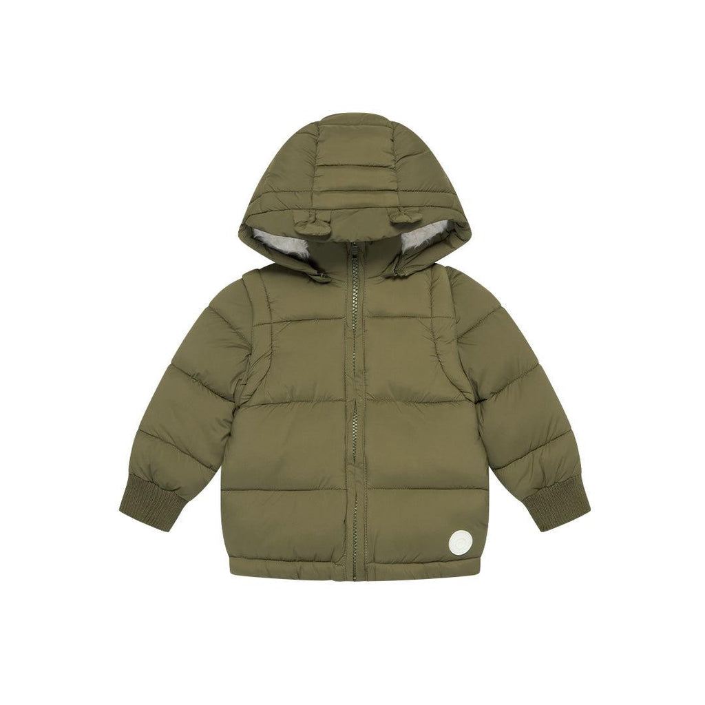 MORI Recycled Waterproof 3-In-1 Padded Coat Olive