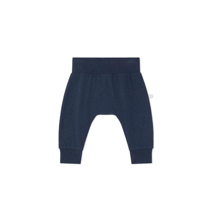 MORI Reindeer Jogger - Reindeer + Navy-Trousers-Reindeer + Navy-0-3m | Natural Baby Shower