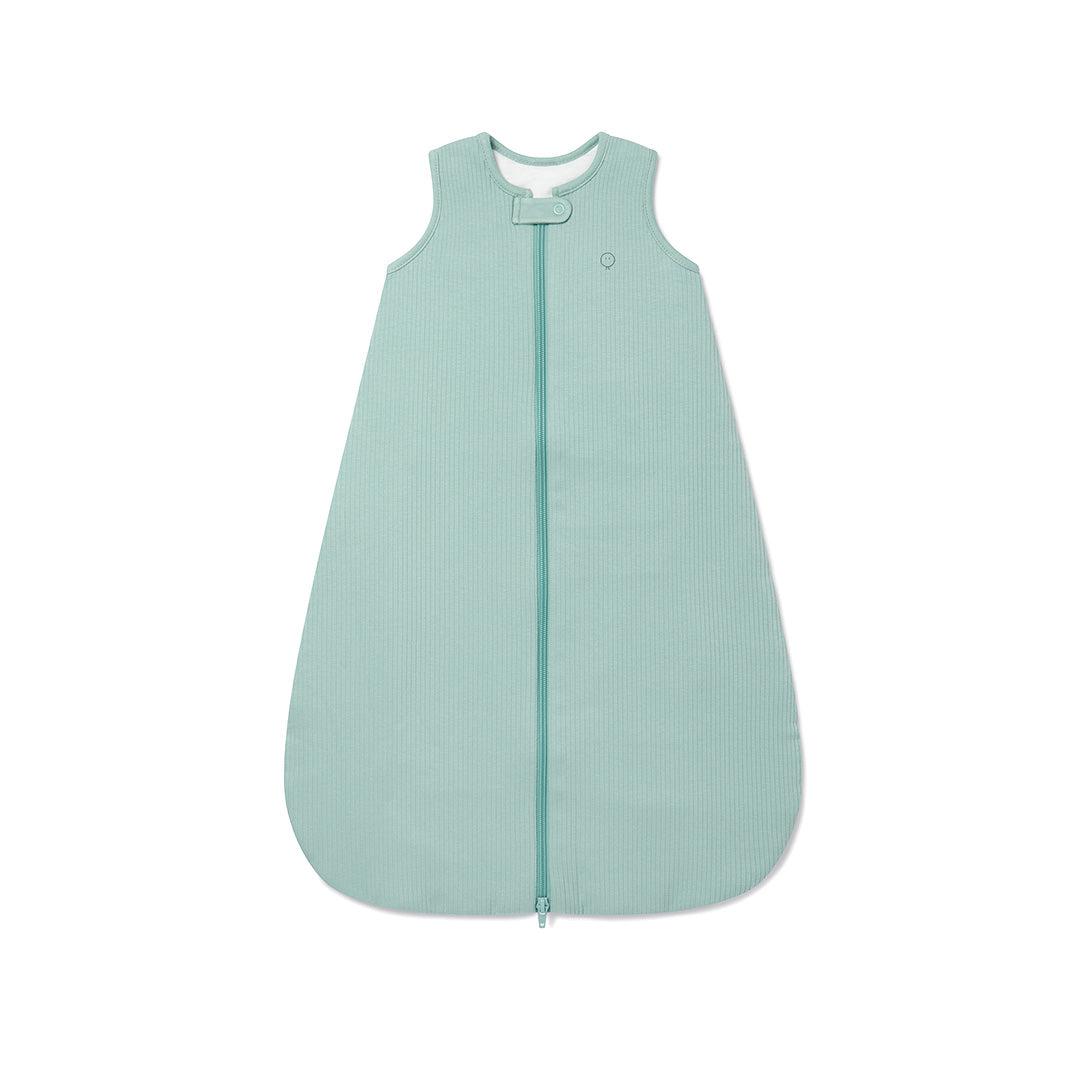MORI Ribbed Front Opening Year Round Sleeping Bag 1.5 TOG - Mint-Sleeping Bags-Mint-0-6m | Natural Baby Shower