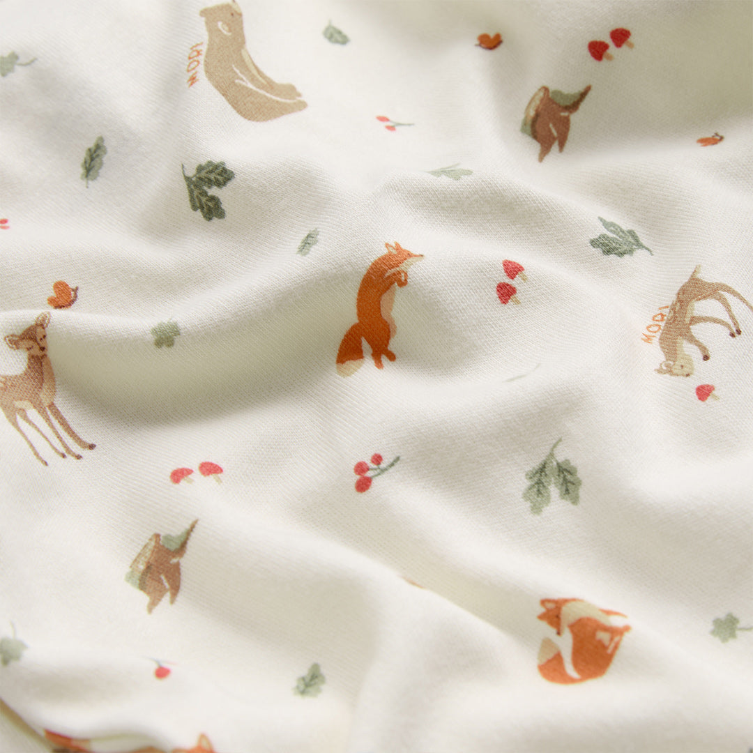 MORI Two Way Zip-Up Sleepsuit - Woodland-Sleepsuits-Woodland-0-3m | Natural Baby Shower