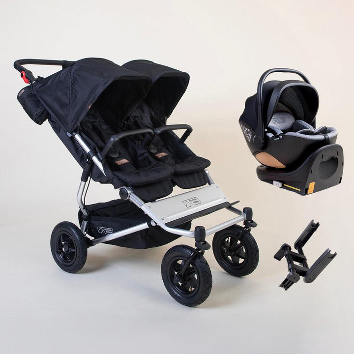 Mountain Buggy Duet Travel System - Caviar-Travel Systems-Caviar- | Natural Baby Shower