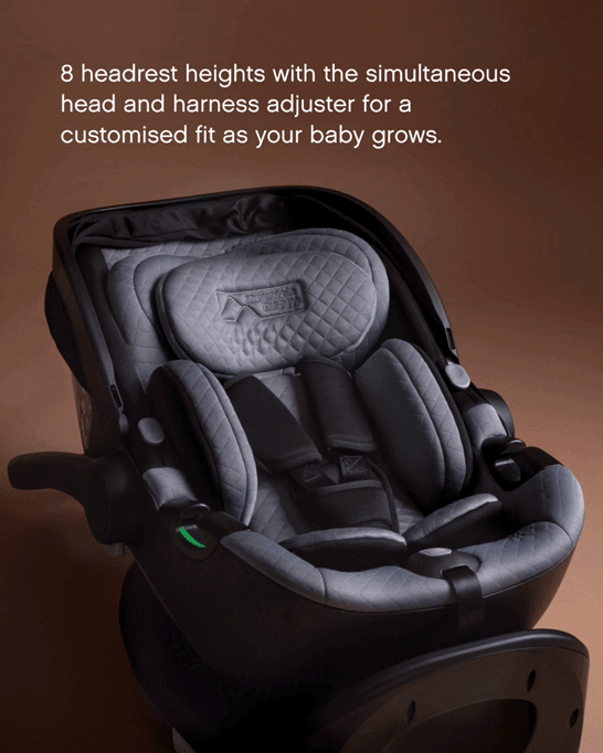 Mountain Buggy Nest R129 i-Size Car Seat & Base - Black-Car Seats-Black- | Natural Baby Shower