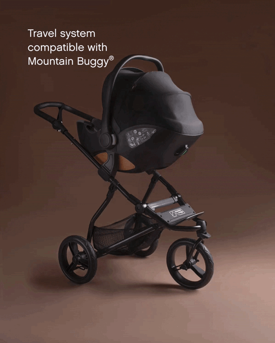 Mountain Buggy Nest R129 i-Size Car Seat & Base - Black-Car Seats-Black- | Natural Baby Shower
