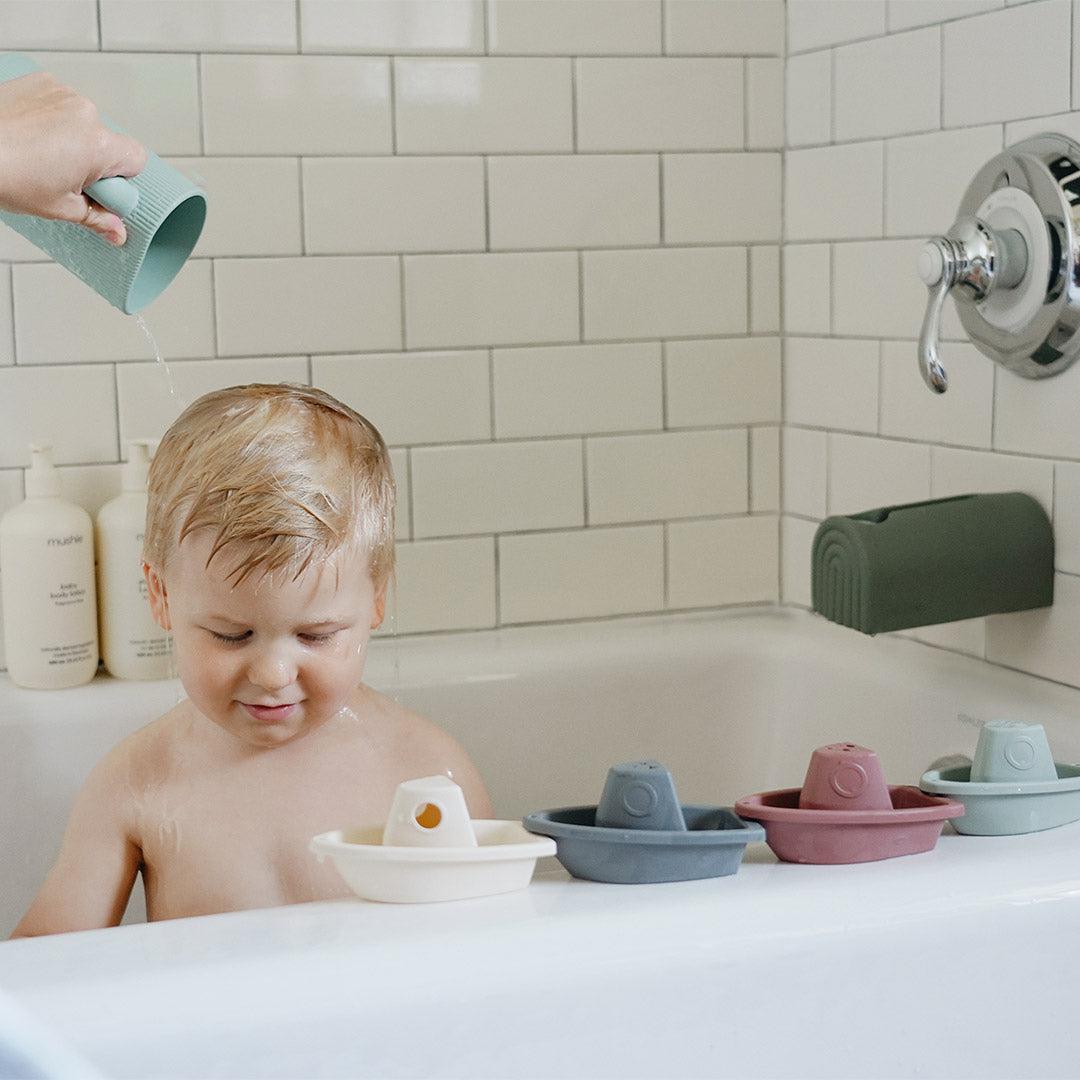Mushie Bath Play Set Boats Ocean