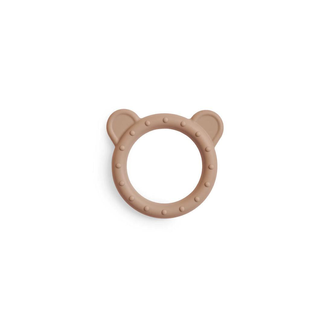 Mushie Bear Teether - Natural-Teethers-Natural- | Natural Baby Shower