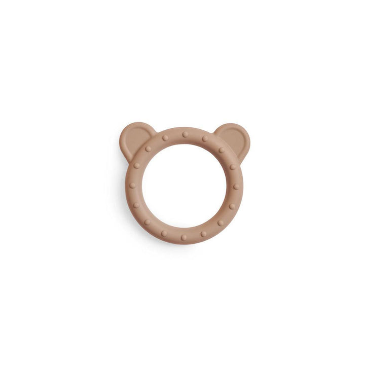 Mushie Bear Teether - Natural-Teethers-Natural- | Natural Baby Shower