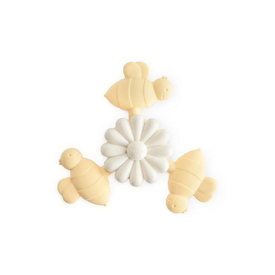 Mushie Bee Suction Spinner Toy - Buttercup-Bath Toys-Buttercup- | Natural Baby Shower