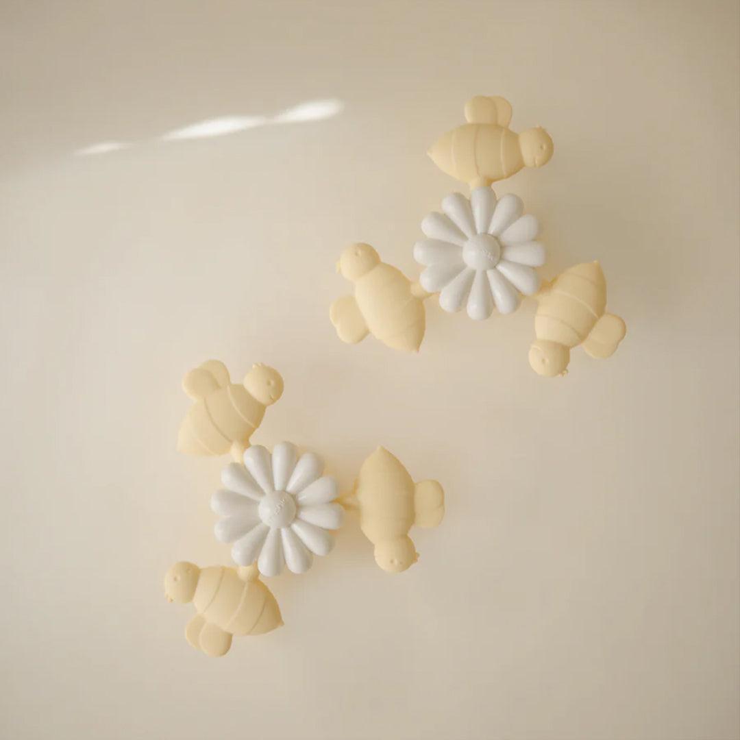 Mushie Bee Suction Spinner Toy - Buttercup-Bath Toys-Buttercup- | Natural Baby Shower
