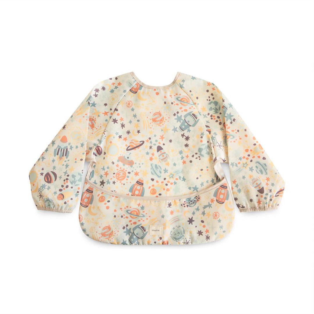 Mushie Long Sleeve Bib - Space-Bibs-Space- | Natural Baby Shower