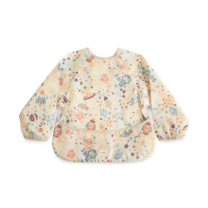 Mushie Long Sleeve Bib - Space-Bibs-Space- | Natural Baby Shower
