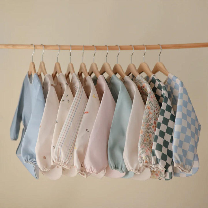 Mushie Long Sleeve Bib - Space-Bibs-Space- | Natural Baby Shower