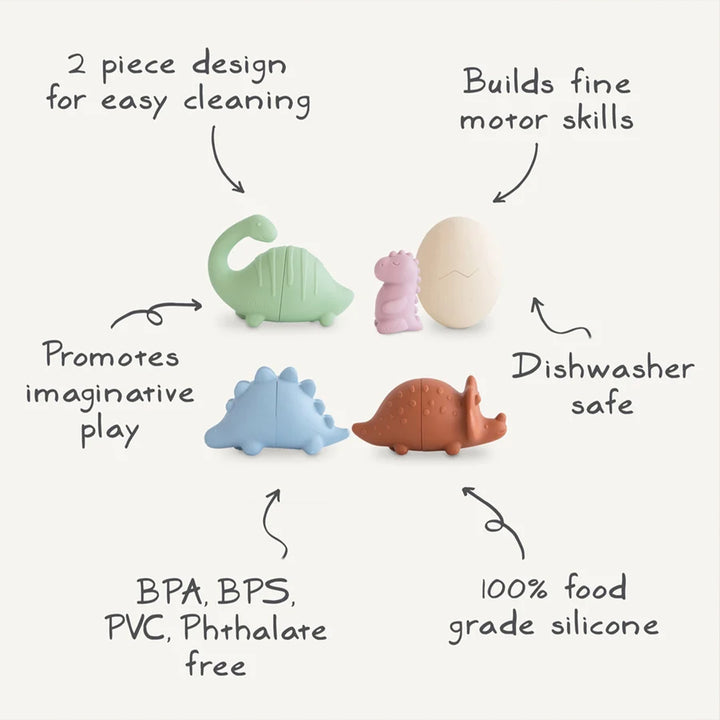 Mushie Mold Free Bath Play Set - Sealife