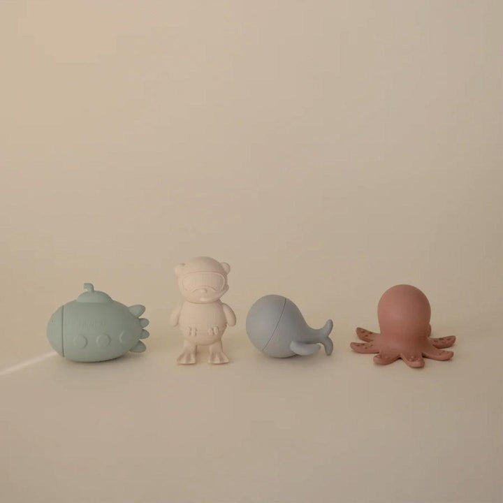 Mushie Mould Free Bath Play Set - Sealife-Bath Toys-Sealife- | Natural Baby Shower