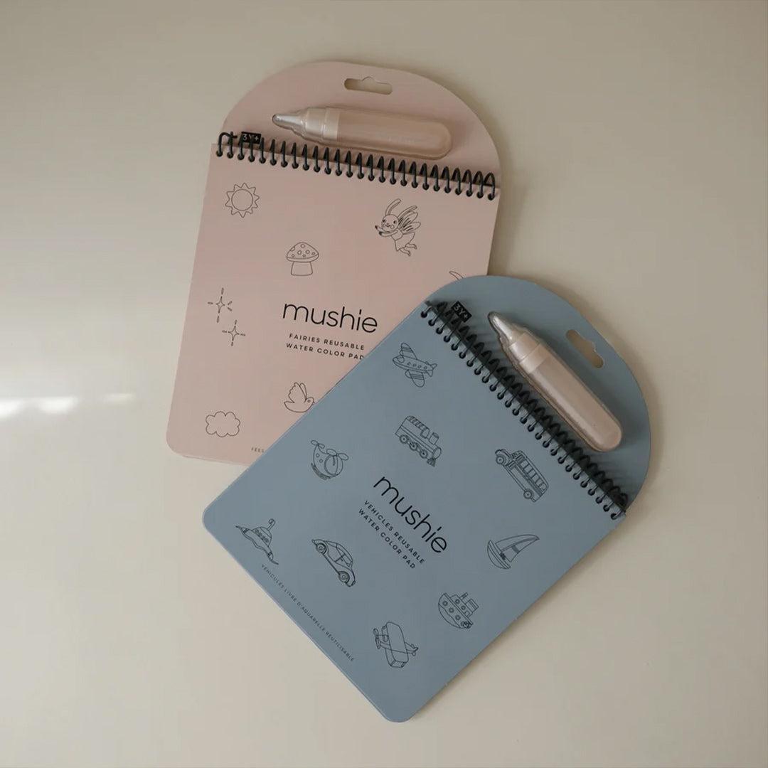 Mushie Reusable Water Color Pad - Fairies-Arts + Crafts-Fairies- | Natural Baby Shower