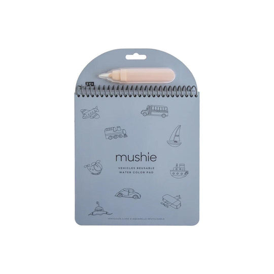 Mushie Reusable Water Color Pad - Vehicles-Arts + Crafts-Vehicles- | Natural Baby Shower