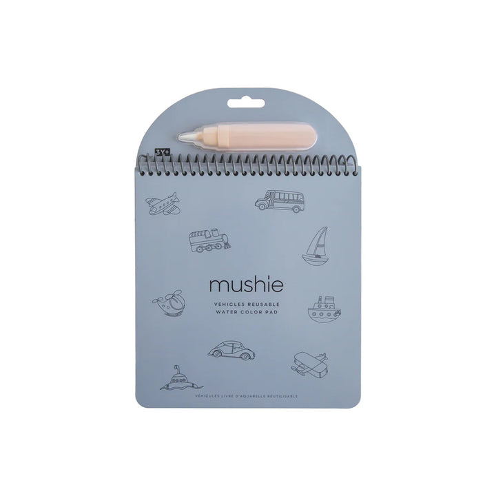 Mushie Reusable Water Color Pad - Vehicles