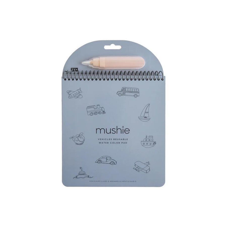 Mushie Reusable Water Color Pad - Vehicles-Arts + Crafts-Vehicles- | Natural Baby Shower