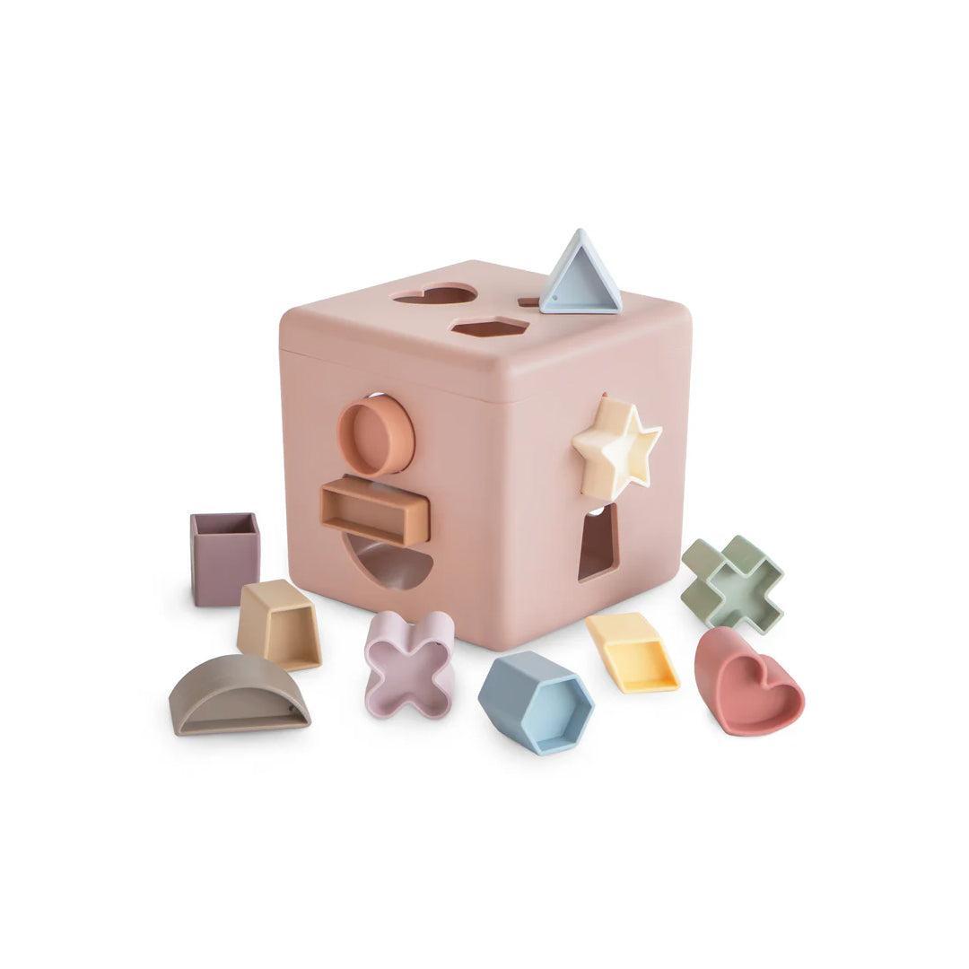Mushie Shape Sorting Box - Petal-Shape Sorters-Petal- | Natural Baby Shower