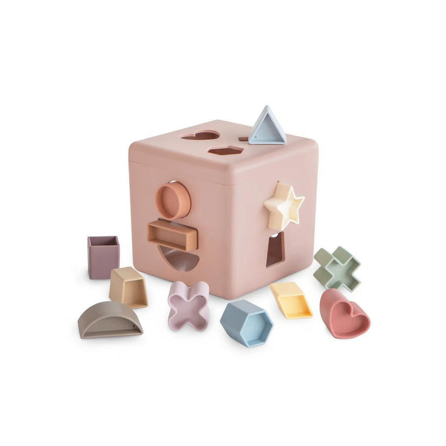 Mushie Shape Sorting Box - Petal-Shape Sorters-Petal- | Natural Baby Shower