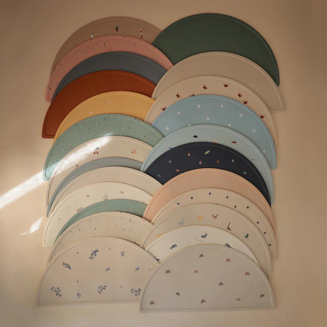 Mushie SIlicone Mat - Bows-Placemats-Bows-0m+ | Natural Baby Shower