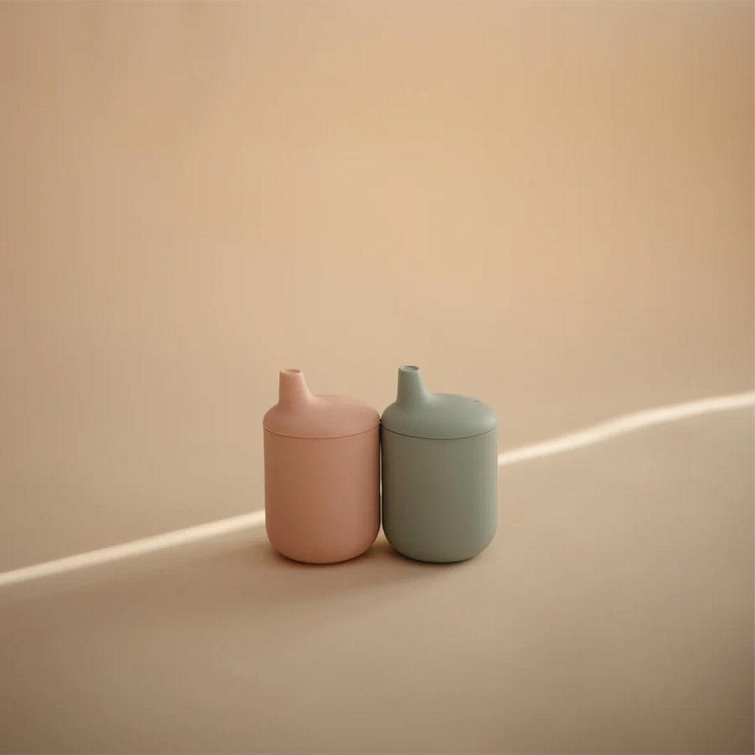 Mushie Silicone Sippy Cup - Blush-Sippy Cups-Blush-175ml | Natural Baby Shower
