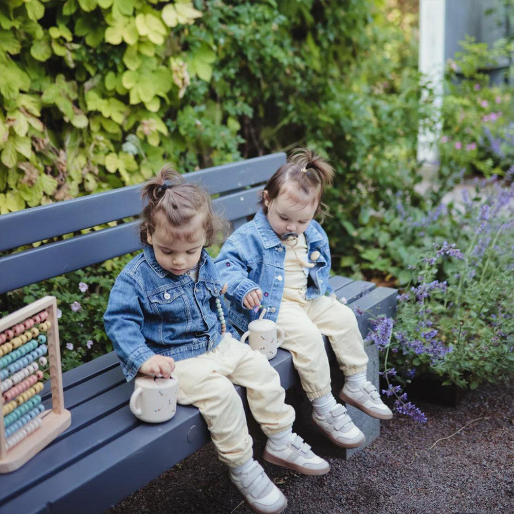 Mushie Silicone Snack Cup - Bees-Snack Cups-Bees- | Natural Baby Shower