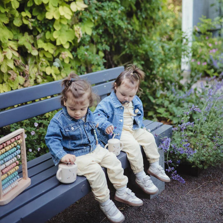 Mushie Silicone Snack Cup - Bees-Snack Cups-Bees- | Natural Baby Shower