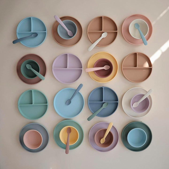Mushie Silicone Plate - Tradewinds-Plates-Tradewinds- | Natural Baby Shower