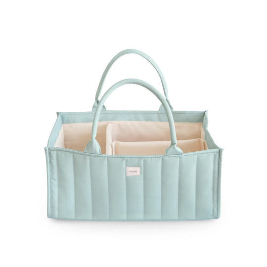 Mushie Nappy Caddy - Roman Green-Nappy Laundry + Storage-Roman Green- | Natural Baby Shower