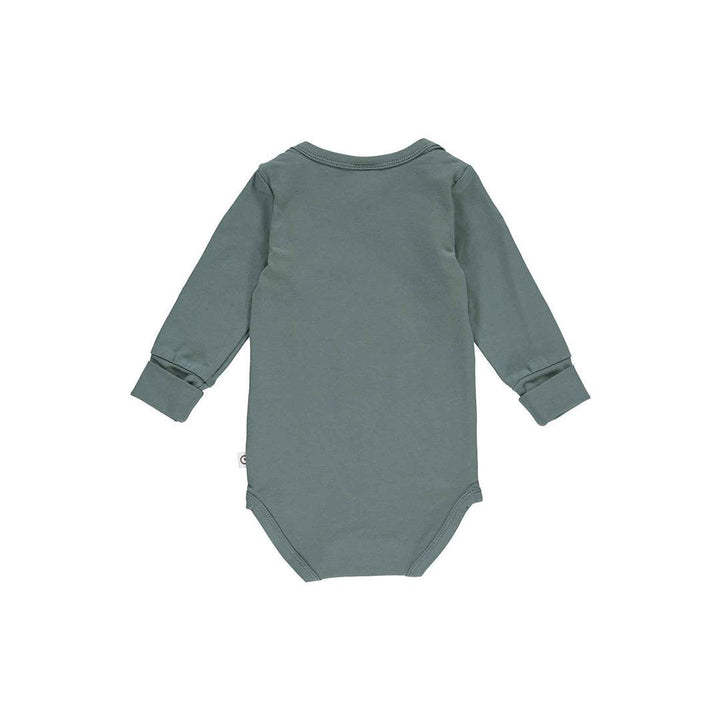 Müsli Cozy Me Long Sleeve Bodysuit - Pine-Bodysuits-Pine-62 | Natural Baby Shower