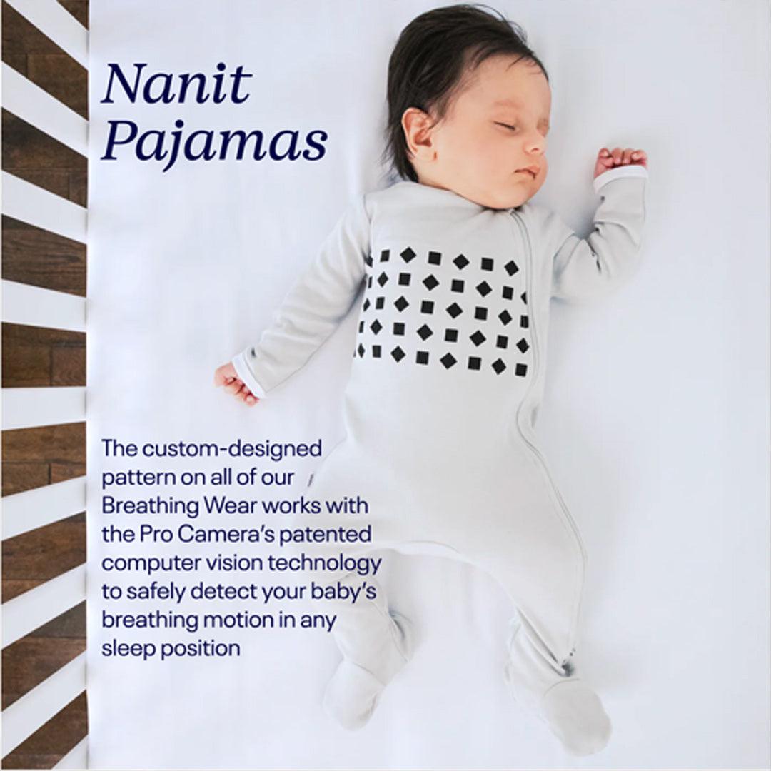 Nanit Breathing Wear Pyjamas - Grey-Pyjamas-Grey-Newborn | Natural Baby Shower