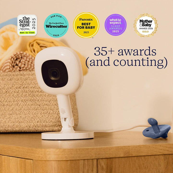 Nanit Pro Camera + Flex Stand Duo - White-Baby Monitors- | Natural Baby Shower