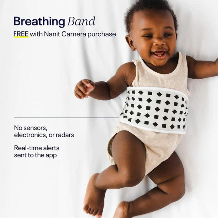 Nanit Pro Camera + Flex Stand Duo - White-Baby Monitors-White- | Natural Baby Shower