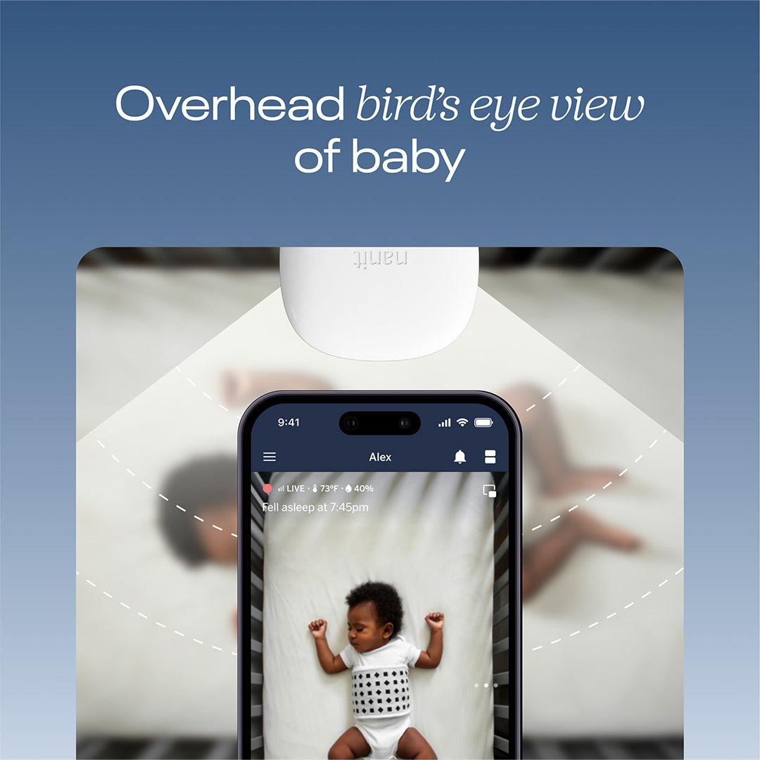 Nanit Pro Baby Monitor + Wall Mount - White-Baby Monitors-White- | Natural Baby Shower