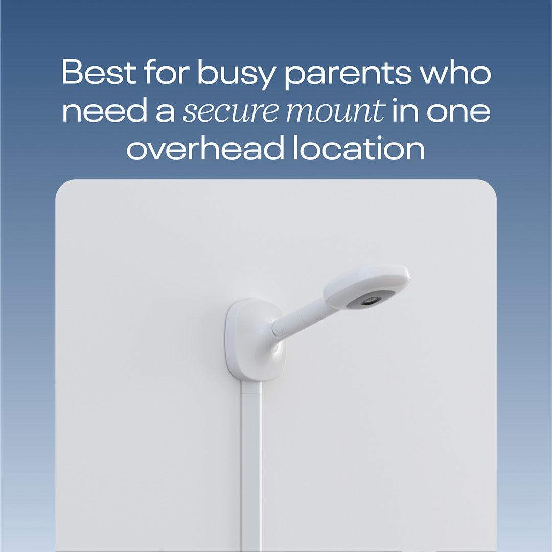 Nanit Pro Baby Monitor + Wall Mount - White-Baby Monitors-White- | Natural Baby Shower