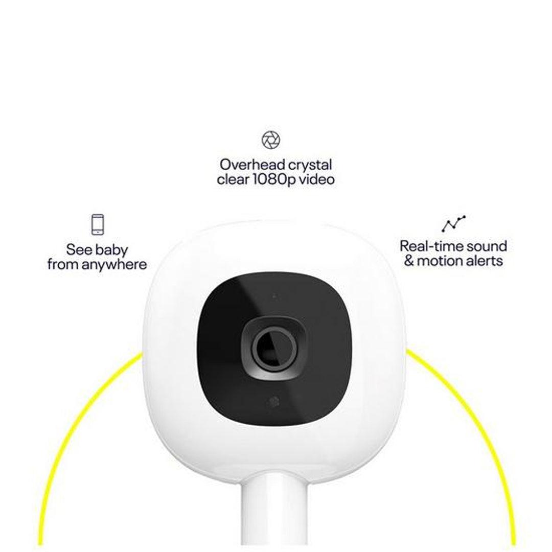 Nanit Pro Complete Monitor System With Breathing Motion - White-Baby Monitors-White- | Natural Baby Shower
