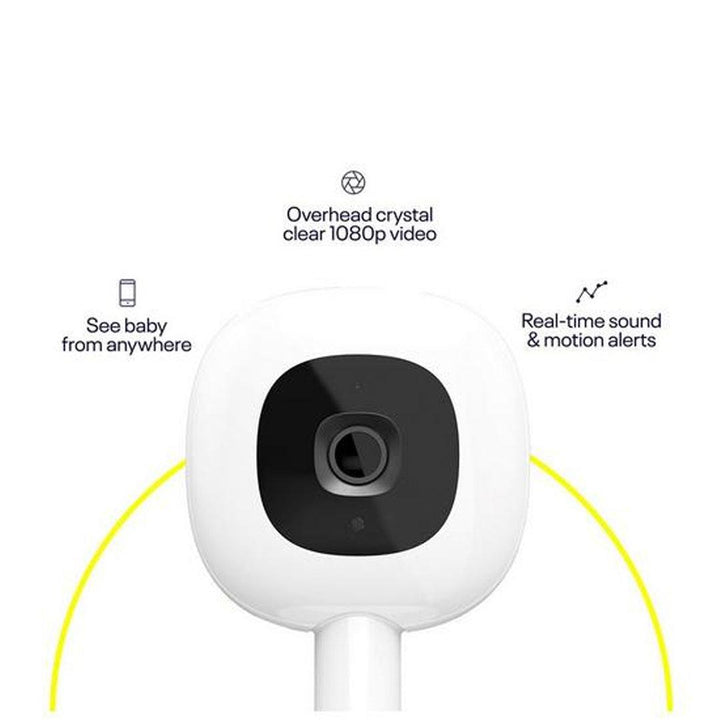 Nanit Pro Complete Monitor System With Breathing Motion - White-Baby Monitors-White- | Natural Baby Shower