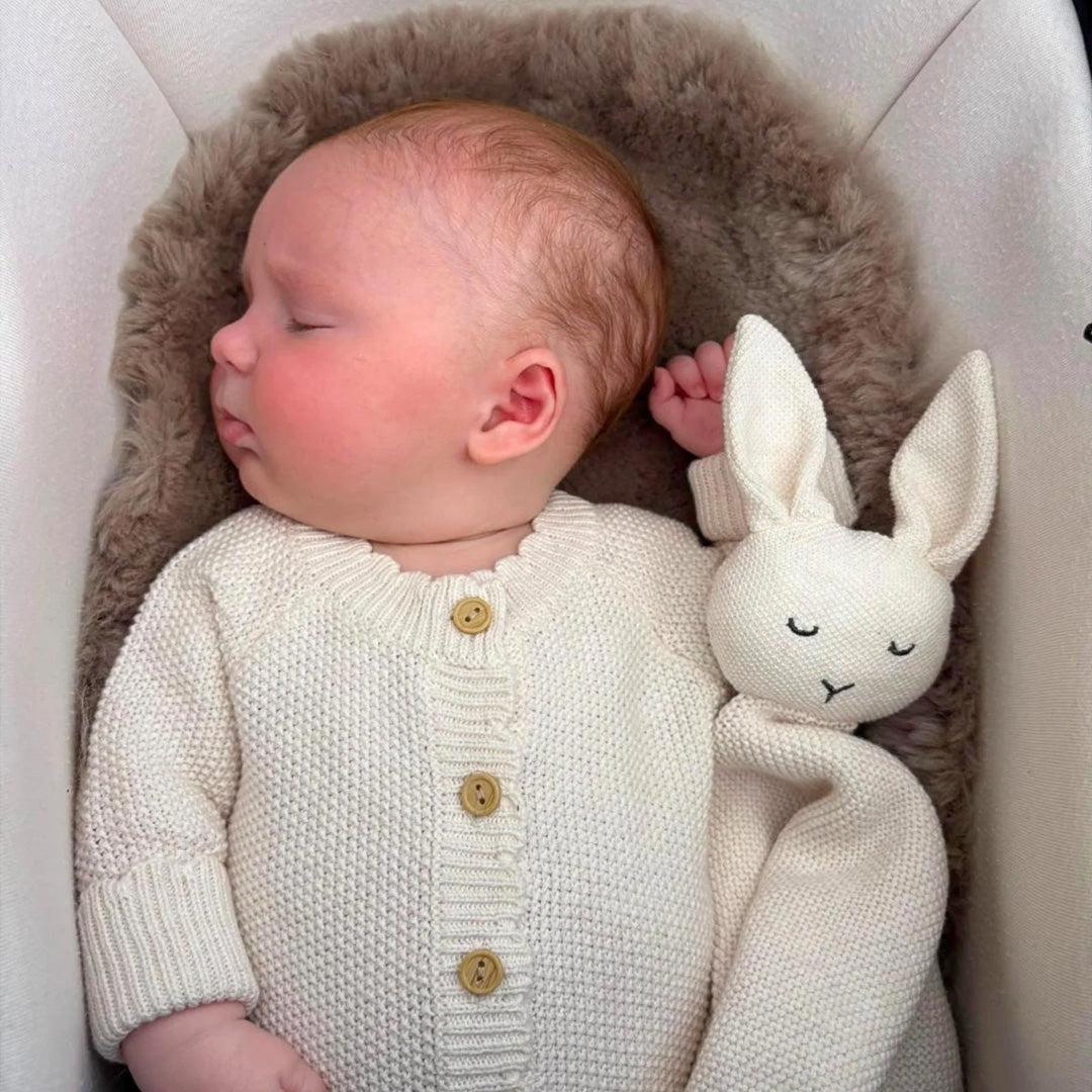 Naturally Sheepskins Fixed Harness Snuggly Sheepskin Pram Liner - Taupe-Stroller Accessories- | Natural Baby Shower