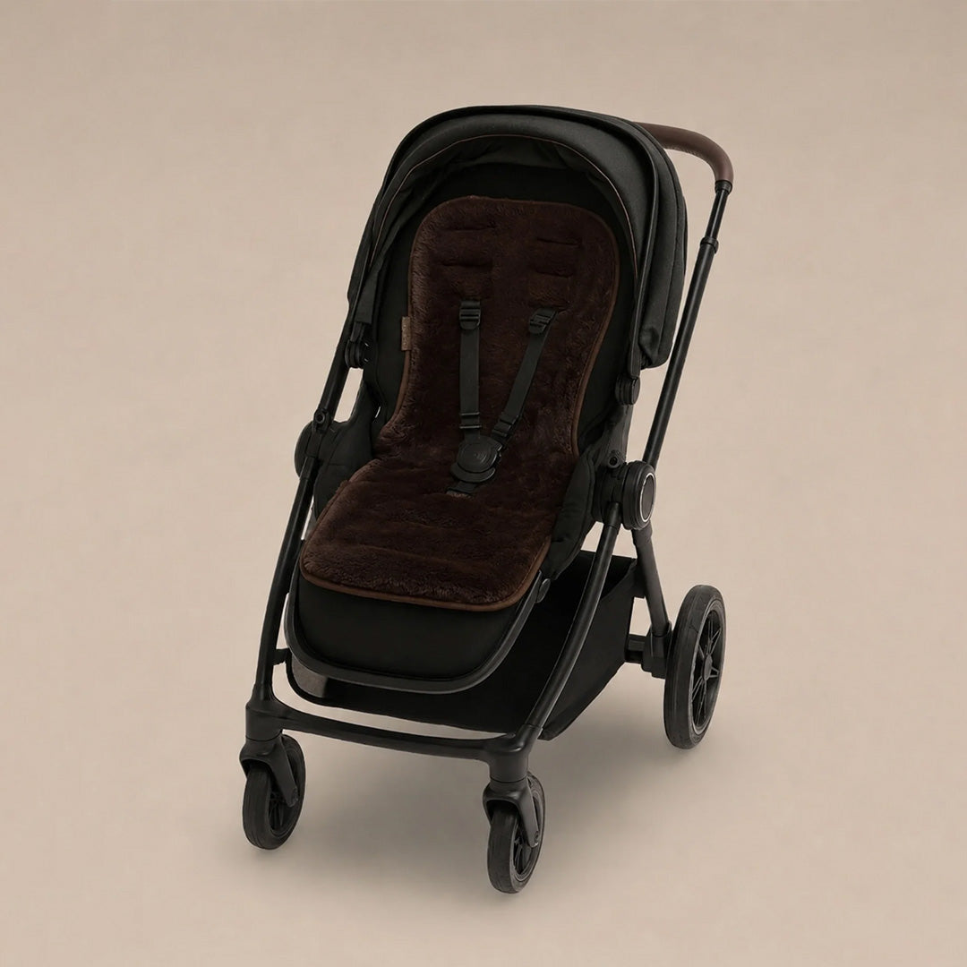 Naturally Sheepskins Original Sheepskin Pram Liner - Chocolate
