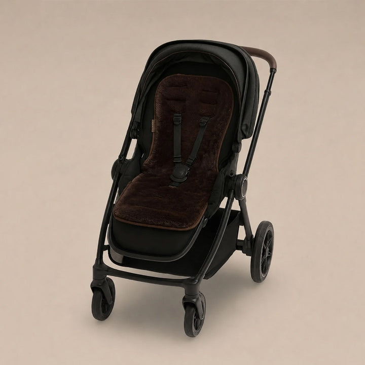 Naturally Sheepskins Original Sheepskin Pram Liner - Chocolate