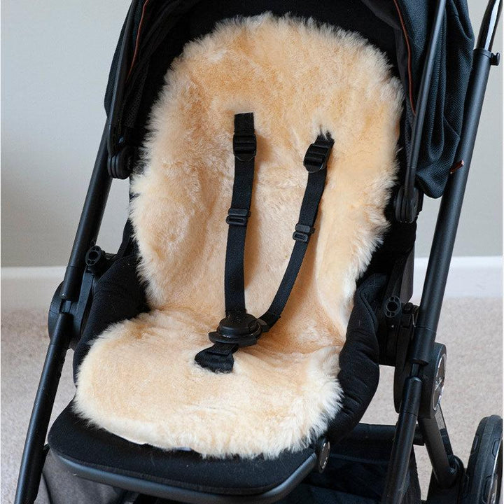Naturally Sheepskins Snuggly Sheepskin Pram Liner - Natural-Seat Liners-Natural- | Natural Baby Shower