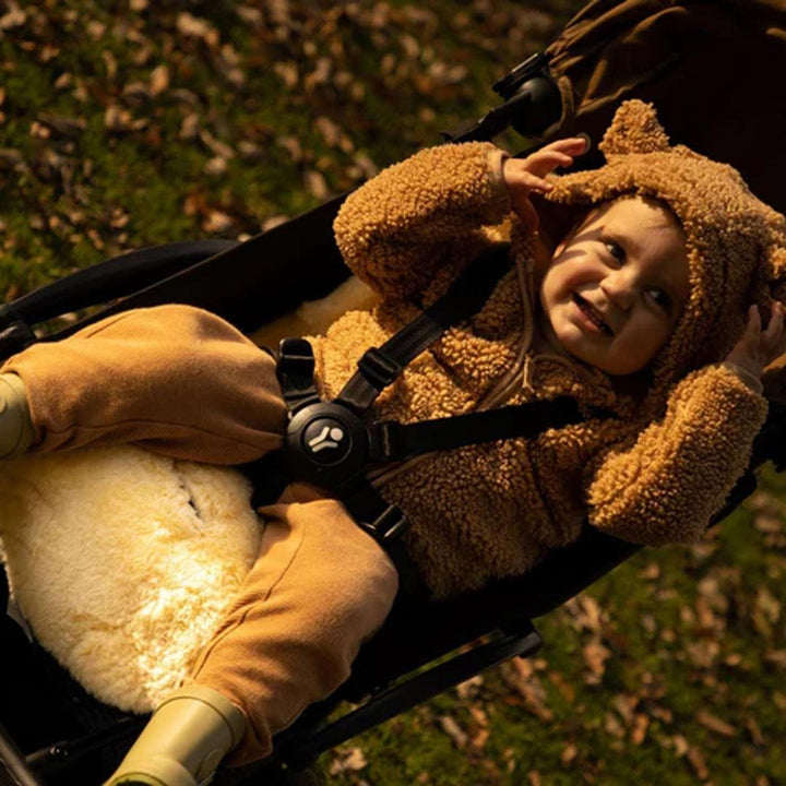Naturally Sheepskins Snuggler Sheepskin Pram Liner - Natural-Seat Liners-Natural- | Natural Baby Shower