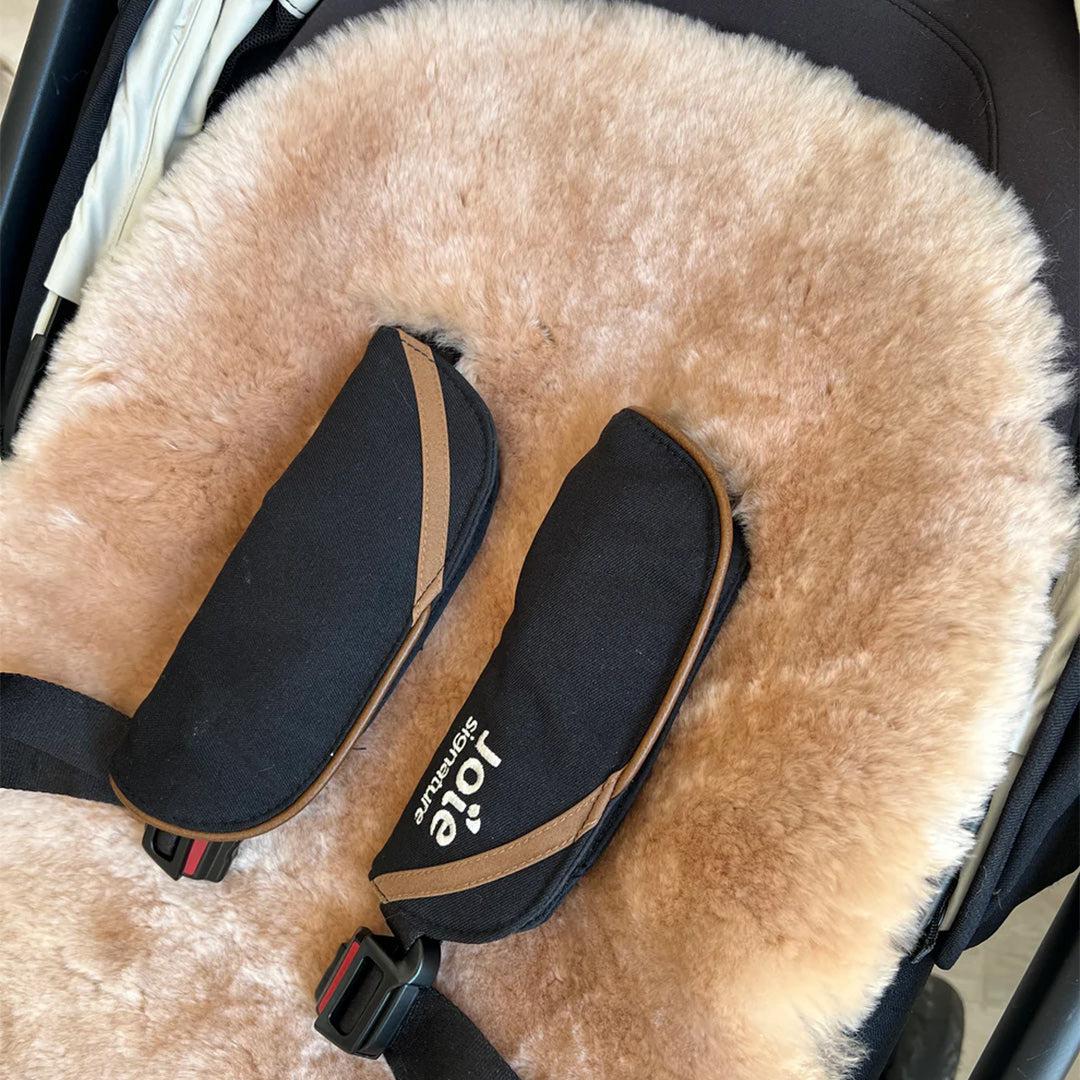 Naturally Sheepskins Snuggler Sheepskin Pram Liner Rose Gold