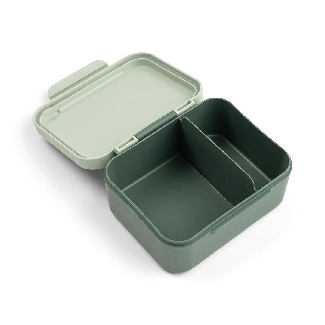 Done by Deer Tiny Lunch Box With Snack Picks - Tiny Trails Green-Lunch Boxes-Tiny Trails Green- | Natural Baby Shower