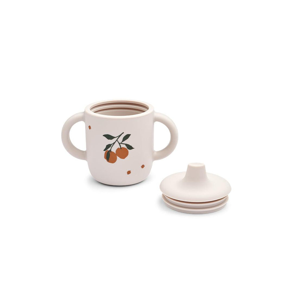 Liewood Neil Sippy Cup - Peach/Sandy-Sippy Cups-Peach/Sandy- | Natural Baby Shower