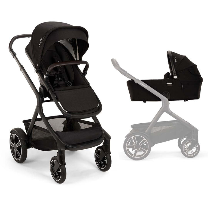 Nuna DEMI NEXT Pushchair - Caviar-Strollers-Caviar-With Carrycot | Natural Baby Shower